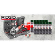 RIDGID Ručný elektrický závitorez 690-I do 2" + 12x závitorezných olejov ZDARMA