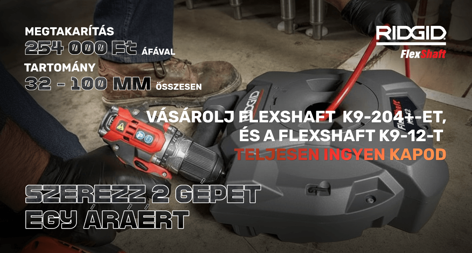 RIDGID FlexShaft banner