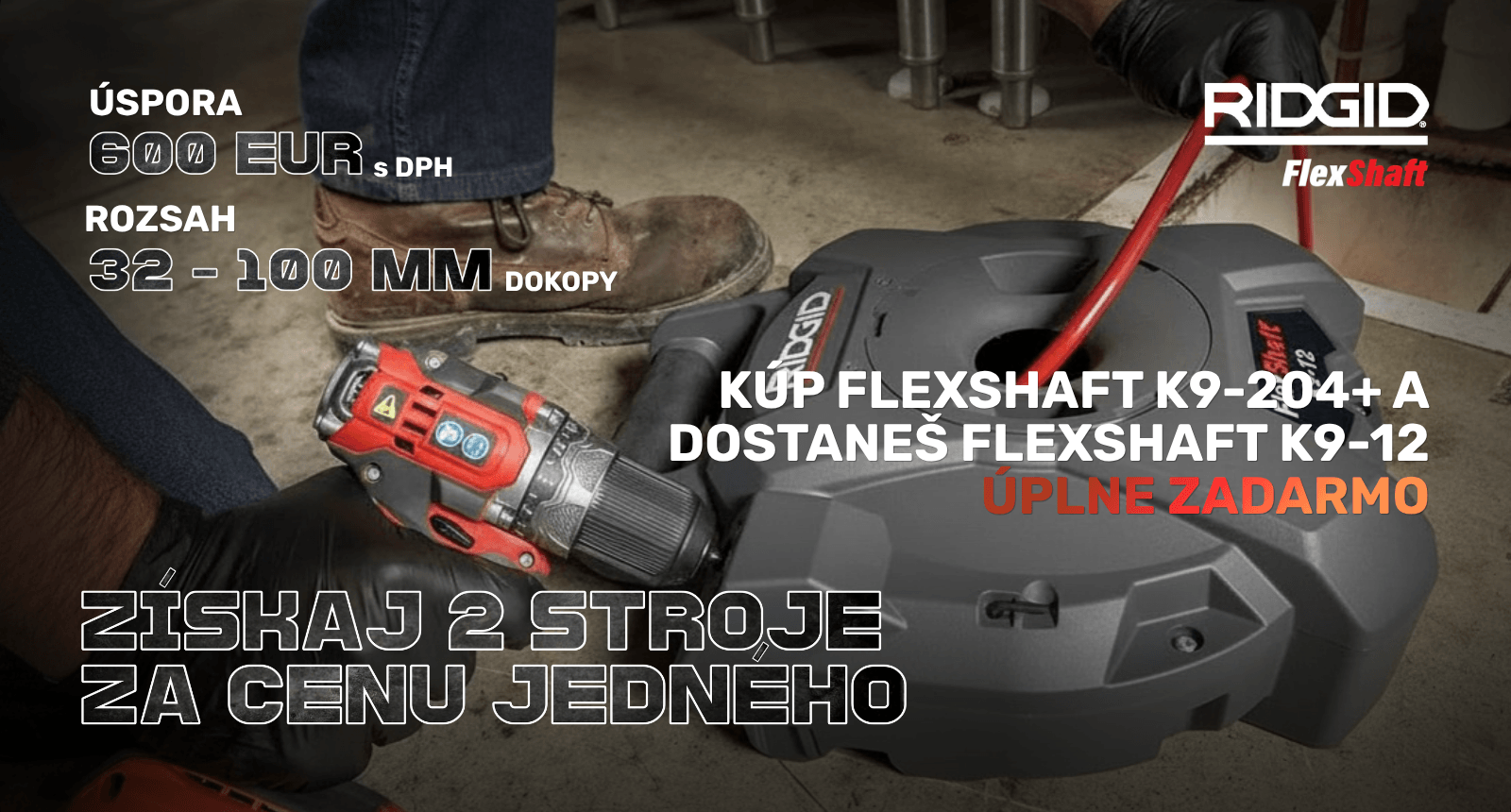 RIDGID FlexShaft banner
