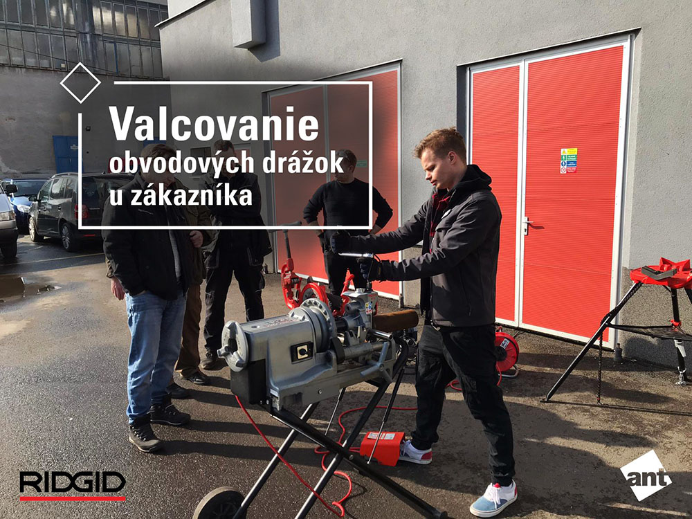 RIDGID Valcovanie sprinkler systémov