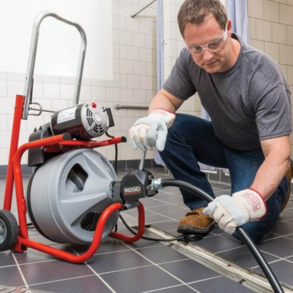 RIDGID K-400 dobos csőtisztító gép