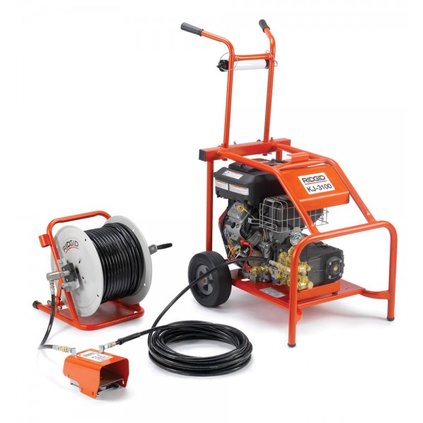 RIDGID KJ-3100 motoros vízsugaras csőtisztító 50–250 mm-es csövekhez