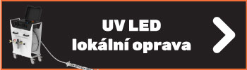 UV LED lokálna oprava