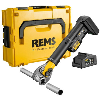 REMS Mini-Press S 22V ACC akumulátorová lisovačka + 3 lisovacie kliešte MINI do 35 mm